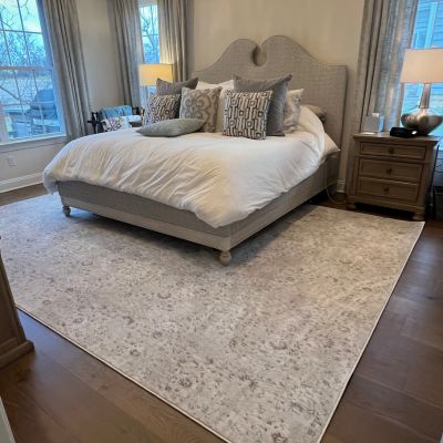 bedroom area rug in an elegant Bethlehem, PA, home